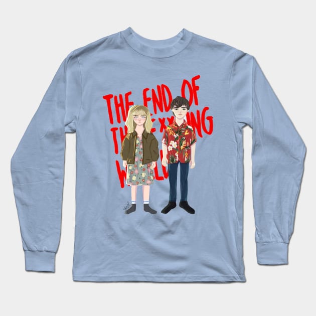 The end of the fXXXing world Long Sleeve T-Shirt by YaelsColors